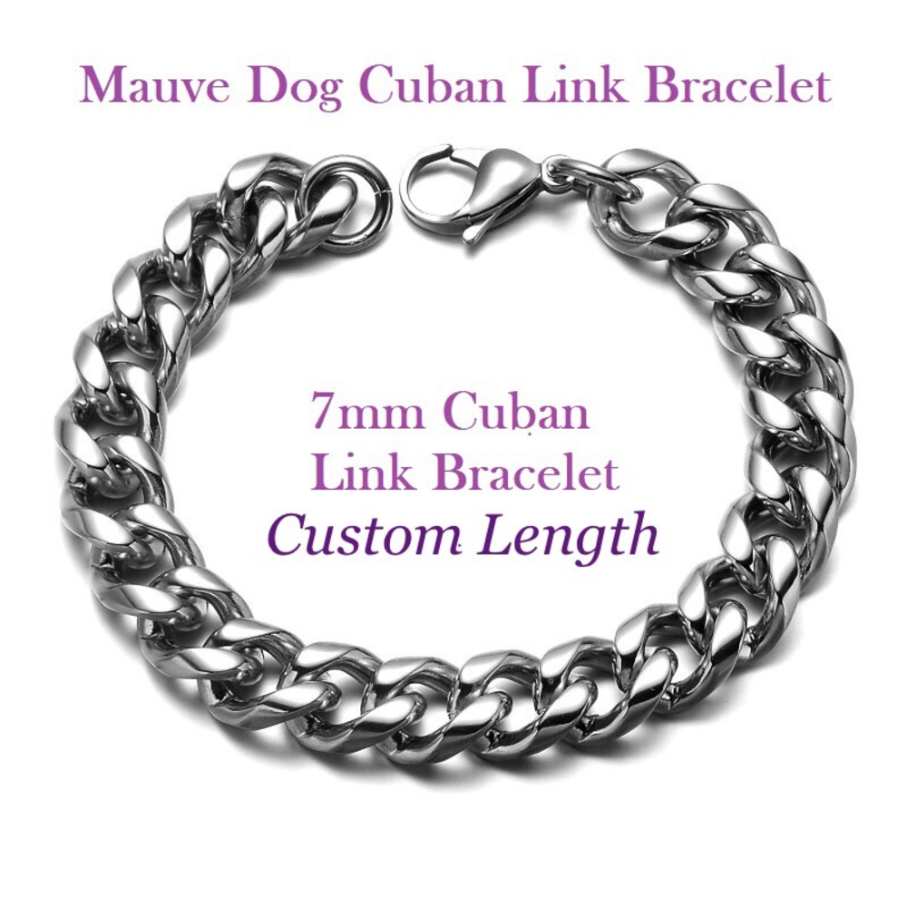 Cuban Link Bracelet 7mm x Custom Length USA🇺🇸